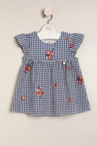 vestido a cuadro beba magdalena esposito verano 2020