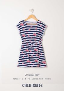 vestido casual niña niña verano 2020 Chertokids
