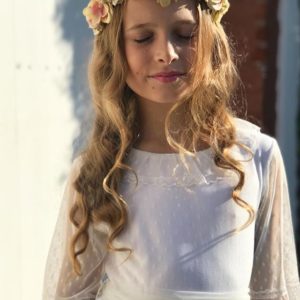 vestido de comunion para niña 2019