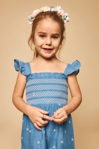 vestido denim niña nucleo kids verano 2020