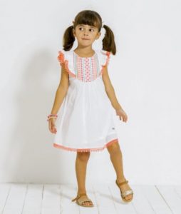 vestido estilo bohemio niña MImo co verano 2020 vestido estilo bohemio niña MImo co verano 2020