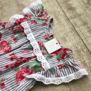 vestido para beba con puntilla de algodon agustina marquez verano 2020