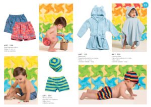 zunga y short de baño bebes Pilim verano 2020