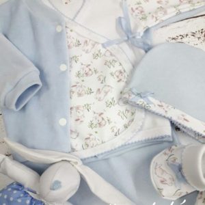 ajuar celeste bebe lecollage verano 2020