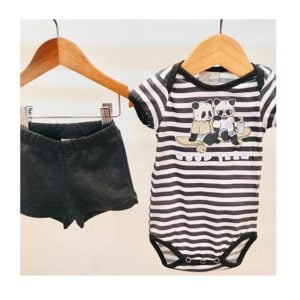 body a rayas mas short para bebes Broer primavera verano 2020