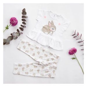 conjunto calza y remera beba 