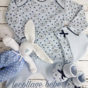 enterito algodon bebe ajuar lecollage verano 2020