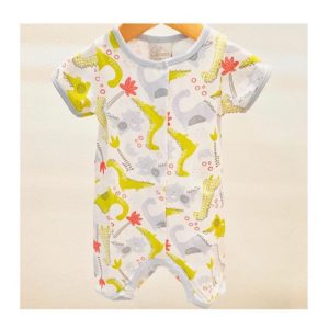 enterito corto mangas cortas dinosaurios para bebes Broer primavera verano 2020