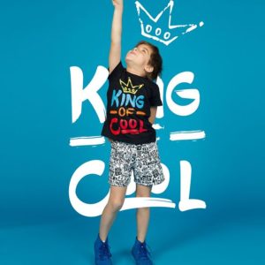 short estampados para niños Grisino verano 2020