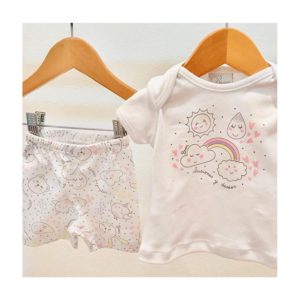 short y remera para bebas Broer primavera verano 2020 short y remera para bebas Broer primavera verano 2020