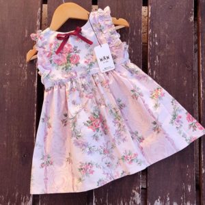 vestido flores fiesta beba niña waw verano 2020 vestido flores fiesta beba niña waw verano 2020
