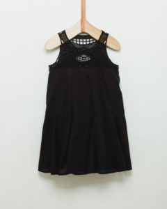 vestido negro para niña Wanama girls verano 2020