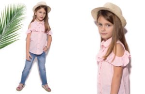 camisa para niña b way verano 2020