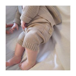 cardigan y pantalon hilo bebe Ay Juana verano 2020