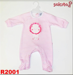 enterito a rayas algodon beba Solcito verano 2020
