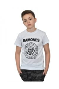 pantalon camuflado y remera ramones niña bbu rockers verano 2020