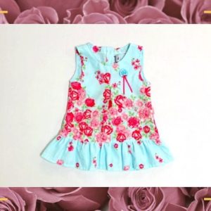 vestido algodon estampados para bebes solcito verano 2020