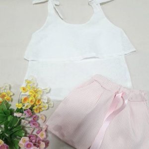 Blusa blanca beba verano 2020 dicen mis sueños