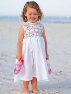 solero punto smock bordado colorido