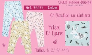 calzas de frisa con lycra niñas Little manny otoño invierno 2020 scaled