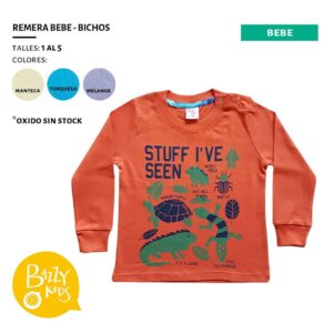 remera mangas largas bebes con botones en hombro bazzy kids otoño invierno 2020 scaled