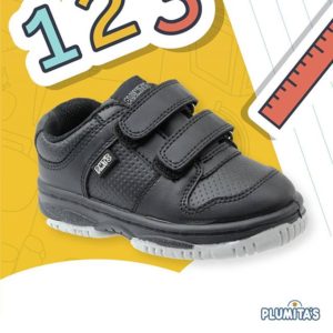 zapatilla colegial velcro plumitas 2020