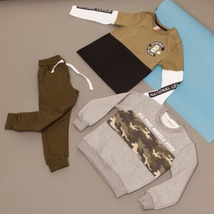 buzo algodon camuflado niño JG kids invierno 2020