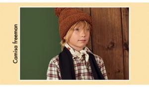 camisa a cuadro niños Paula Cahen D Anvers Niños invierno 2020