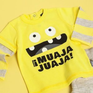 conjunto jogers y remeras mangas largas para bebe algodon owoko invierno 2020