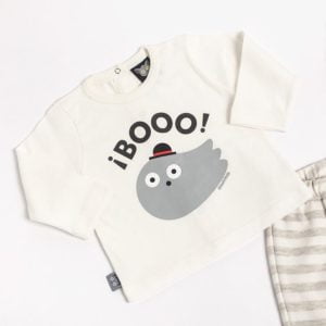 conjunto ranita y remera mangas largas para bebe algodon owoko invierno 2020