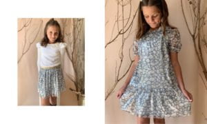 minifalda de niña para fiestas Gro web otoño invierno 2020 scaled