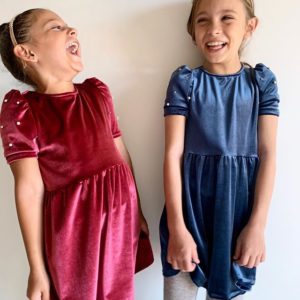 vestidos terciopelo niñas Gro web otoño invierno 2020