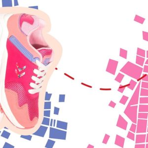 zapatilla combinada para niñas atomik 2020