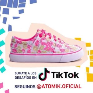 zapatillas estampadas para niñas atomik 2020