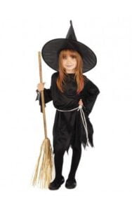 disfraz de bruja facil para niña