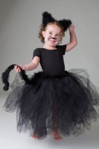 disfraz de gatita negra nina