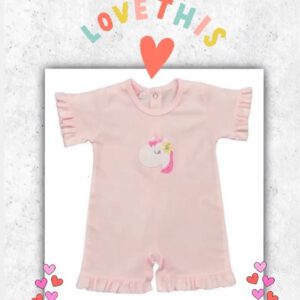 enterito rosa algodon beba Picolo baby verano 2021 enterito rosa algodon beba Picolo baby verano 2021