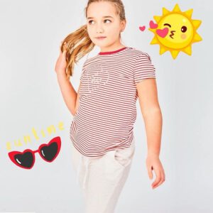 remera a rayas nenas jg kids verano 2021 remera a rayas nenas jg kids verano 2021