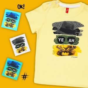 remeras con botones para bebes little Manny verano 2021