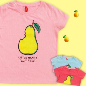 remeras para bebas mangas cortas little Manny verano 2021