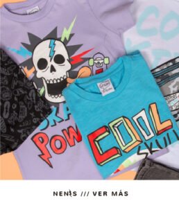 remeras para ninos Grisino verano 2021
