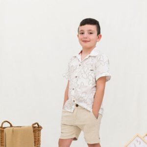 bermuda y camisa ninos navidad ano nuevo 2020