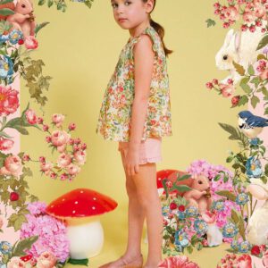 blusa estampada nena navidad little akiabara