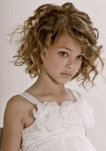 corte carre nina con rulos