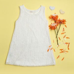 vestido encaje nina anchus