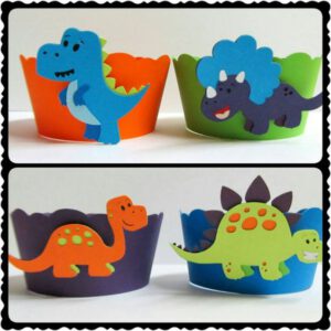 cajitas golocinas cumpleanos dinosaurios