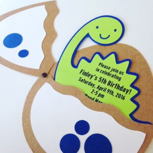 invitacion para cumpleanos de dinosaurios