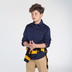 long sleeved twill shirt for boy id 10 07132 009 390 2