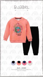 Ruabel invierno 2021 conjunto algodon frisa bebes scaled