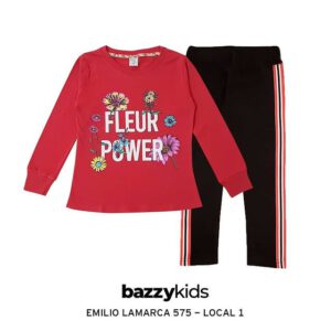 buzo frisa con puno nina Bazzy kids invierno 2021